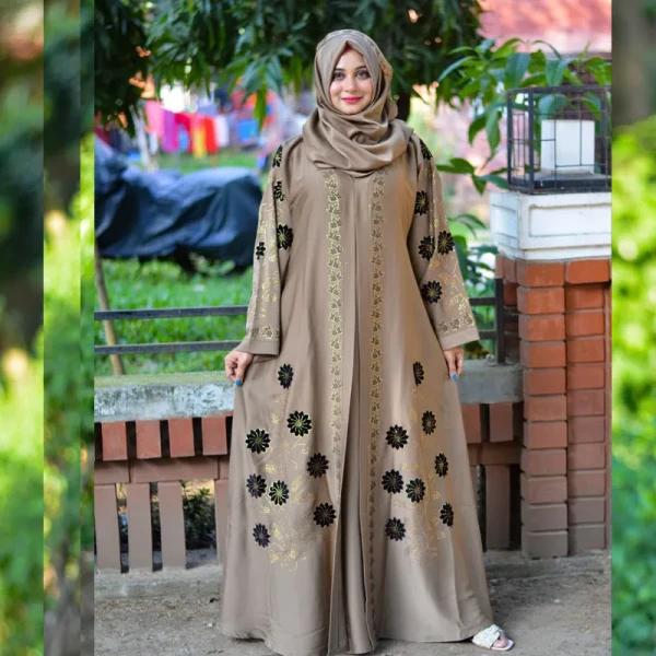 Borka valvet stone  Design Brown