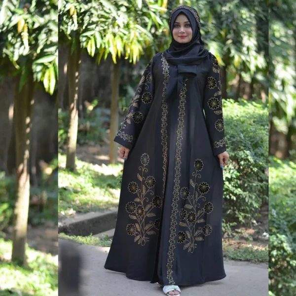 Borka valvet stone  Design Black