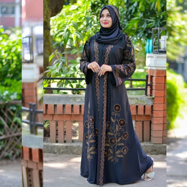 Borka valvet stone  Design Black