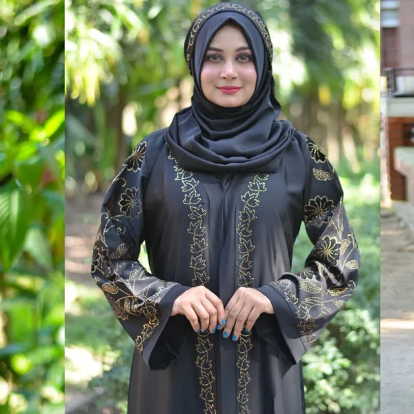 Borka valvet stone  Design Black