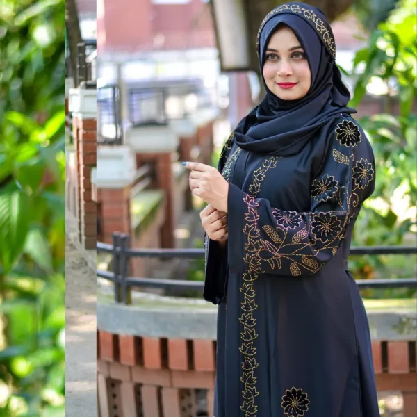 Borka valvet stone  Design Black