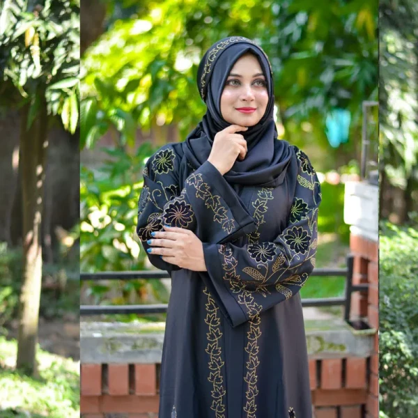 Borka valvet stone  Design Black