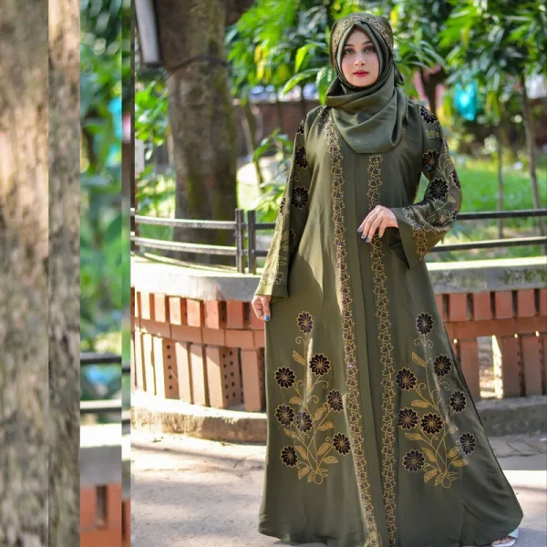 Borka valvet stone  Design Olive