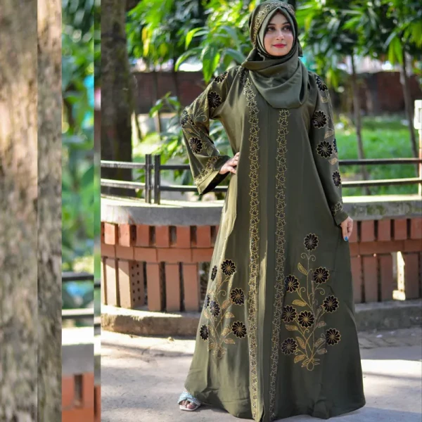 Borka valvet stone  Design Olive