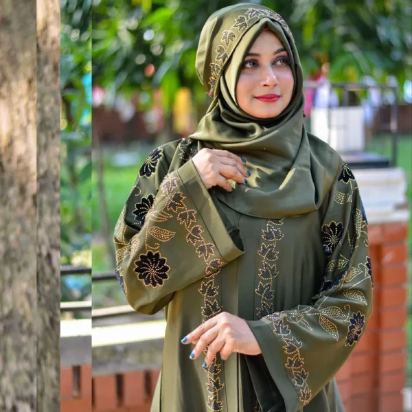 Borka valvet stone  Design Olive