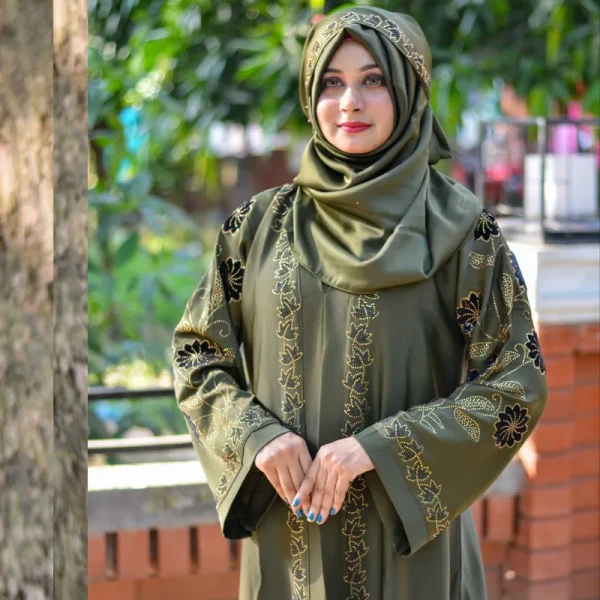 Borka valvet stone  Design Olive