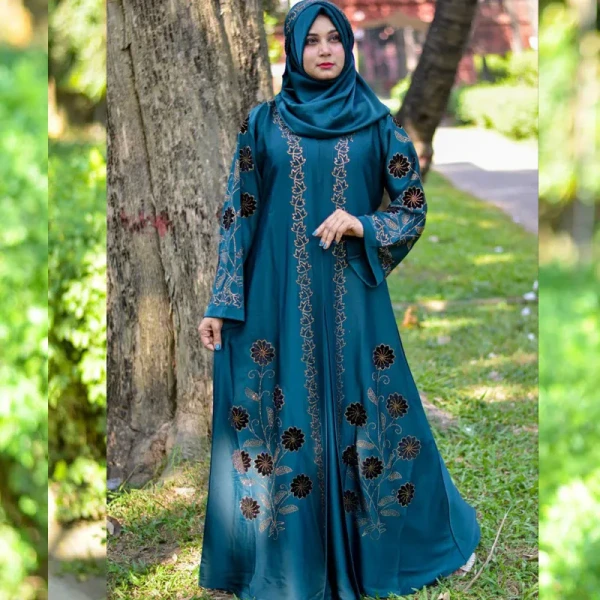 Borka Valvet Stone Design Sea-Green