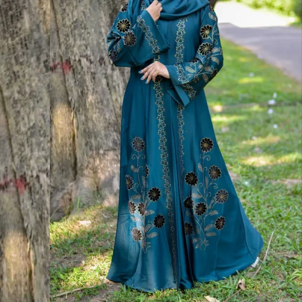 Borka Valvet Stone Design Sea-Green