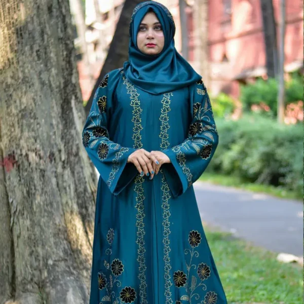 Borka Valvet Stone Design Sea-Green