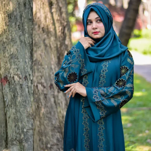 Borka Valvet Stone Design Sea-Green