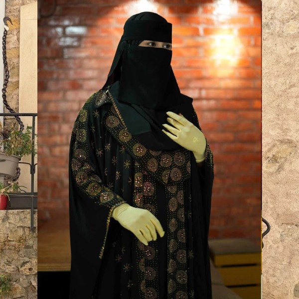 New stylish Abaya Borka Black